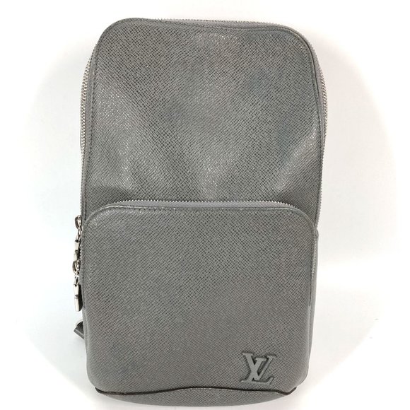 Louis Vuitton M30951 Taiga Shoulder Bag Cross body bag gray - Picture 1 of 13